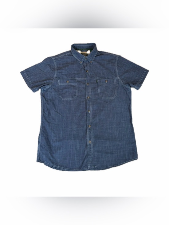 G.H. Bass & Co. Other - G.H. Bass & Co Mens Button Down Short Sleeve Shirt Large Blue